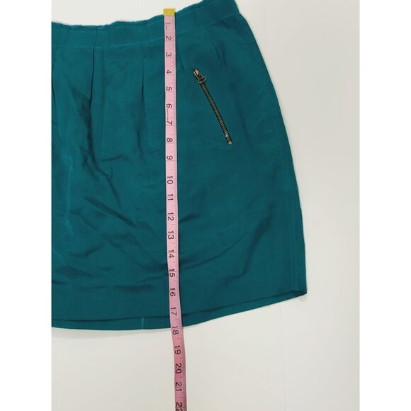 Zara Woman Teal Blue Mini Skirt Size Medium - Picture 4 of 8